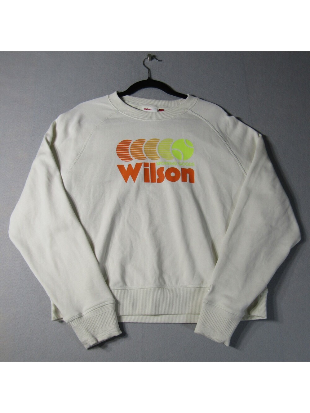 NWT Wilson Sideline Crew Sweatshirt Woman's XL Sand Drift